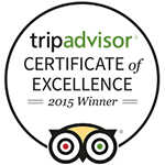 Tripadvisor Certificate of Excellence 2015